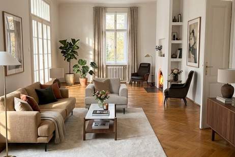 Elegante Einfamilienvilla Nähe Türkenschanzpark, Haus-miete, 13.640,00,€, 1190 Wien 19., Döbling