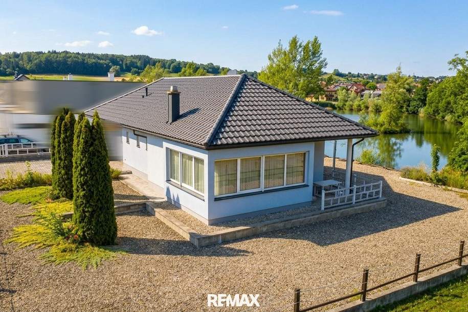 Wohnen in idyllischer Seelage - Einfamilienhaus in Wieselburg-Land, Haus-kauf, 318.000,€, 3250 Scheibbs