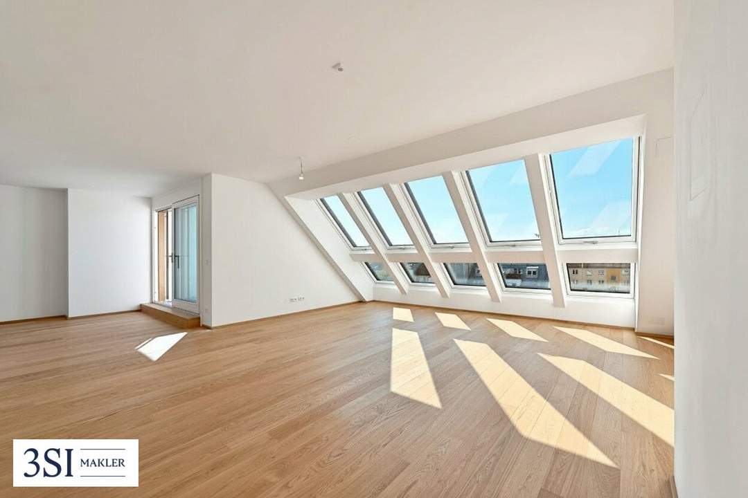 The Temptation: Einzigartige Dachgeschoßwohnung mit großen Freiflächen