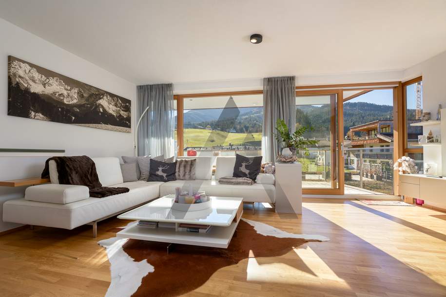 Ski in/Ski out: Wohnung mit Kaiserblick, Poolbenützung und touristischer Nutzungsmöglichkeit, Wohnung-kauf, 1.250.000,€, 6380 Kitzbühel
