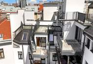 3 ZIMMER NEUBAUWOHNUNG IM 1. DACHGESCHOSS MIT BALKON II CA. 41 m² WOHNKÜCHE II ERSTBEZUG II NÄHE SIEBENBRUNNENPLATZ II