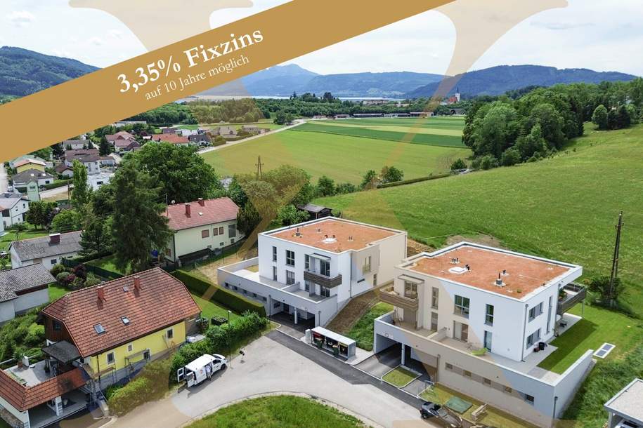 Traumhafte 4-Zimmer-Neubauwohnung mit Loggia/Terrasse und 198,51m² großem Eigengarten in Seewalchen am Attersee!, Wohnung-kauf, 450.000,€, 4863 Vöcklabruck