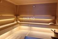 Luxus Leben am Wasser: 50m2 Balkon inkl. Wasserblick, Wellnes Bereich und Fitness