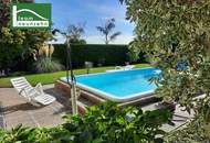 Traumhaftes Haus in Trausdorf-Feriensiedlung I: 3 Zimmer, überdachte Terrasse, Pool & Stellplätze für nur 239.000 €! - JETZT ZUSCHLAGEN