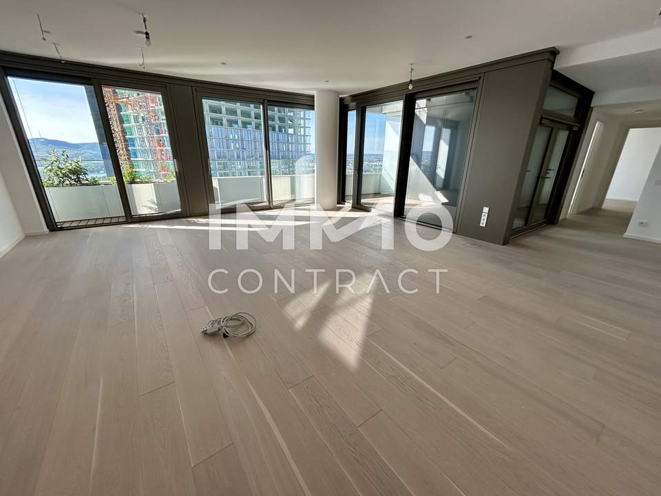 Luxuriöses 3-Zimmer Apartment mit atemberaubenden Blick auf die Donau! Pool, Spa, Fitness vorhanden