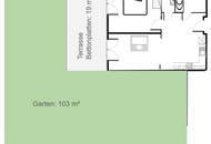 HÖCHSTE LEBENSQUALITÄT 20 Min von Wien-Hauptbahnhof - WUNDERBARE 2-Zimmer-Garten-Wohnung ist bester Ruhelage!