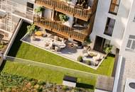 ERSTBEZUG mit großer Terrasse im Innenhof – moderne 2-Zimmer-Wohnung