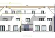 Baugenehmigtes Wohnprojekt für 6 Wohnungen mit Terrassen, Garagen