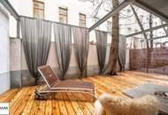 ** Sofort Einziehen oder sofort vermieten: moderne 2 Zimmer Altbauwohnung mit 25 m² Terrasse &amp; Innenhof ** Nähe Augarten **