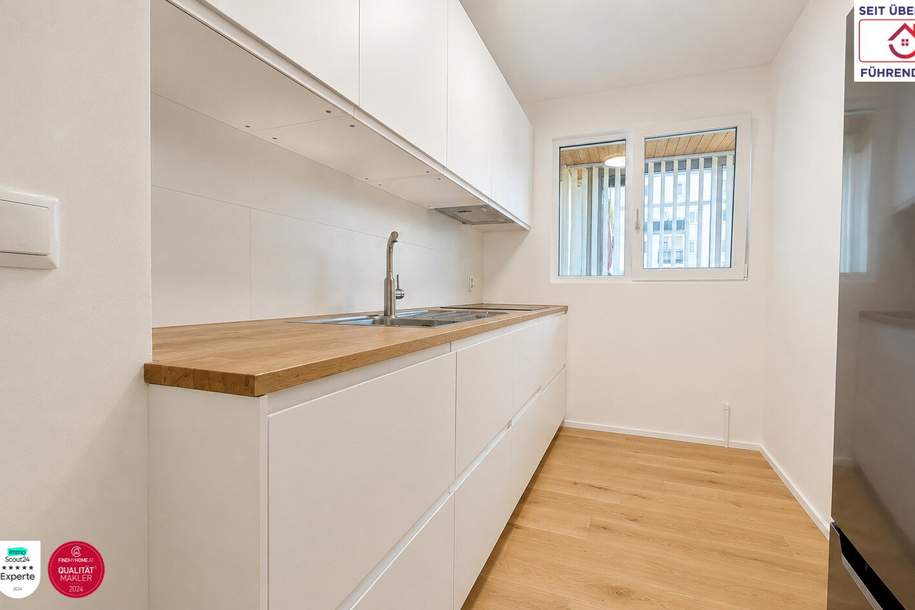 Estbezug in generalsanierter 3-Zimmer-Wohnung mit verglaster Loggia im 4.Lifstock, Wohnung-kauf, 385.000,€, 1100 Wien 10., Favoriten