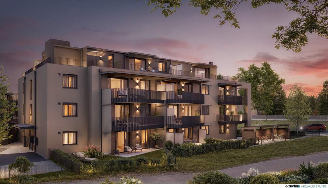 3 Zimmer Wohnung mit sonnigem Balkon in Bürmoos