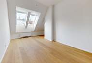 Neubau DG-Terrassenwohnung in Ruhelage | PKW-Stellplatz | 3 Min. zum Kutschkermarkt und zur U6 | 2 Min. zum Aumannplatz