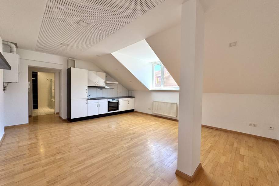 Dachgeschosswohnung zum Schnäppchenpreis - Nahe Klinik Donaustadt, Wohnung-kauf, 159.000,€, 1220 Wien 22., Donaustadt