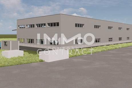 Neue moderne Produktions- und oder Lagerhalle mit Bürotrakt in bester Lage von St. Valentin, Gewerbeobjekt-miete, 7,50,€, 4300 Amstetten