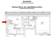 3,5% Rendite - gut vermietete Erdgeschoss-Wohnung nahe Fußgängerzone und Landesklinikum