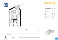 Sonnwendviertel: 1-Zimmer-Wohnung mit Balkon im 10. OG – Fitnessraum, Co-Working & Rooftop-Terrasse inklusive!