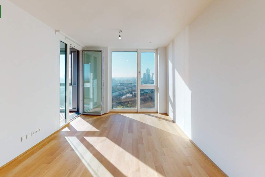 Skyline Living in Vienna TwentyTwo – Wohnen mit Rooftop-Pool & Fitnessbereich, Wohnung-miete, 1.349,00,€, 1220 Wien 22., Donaustadt