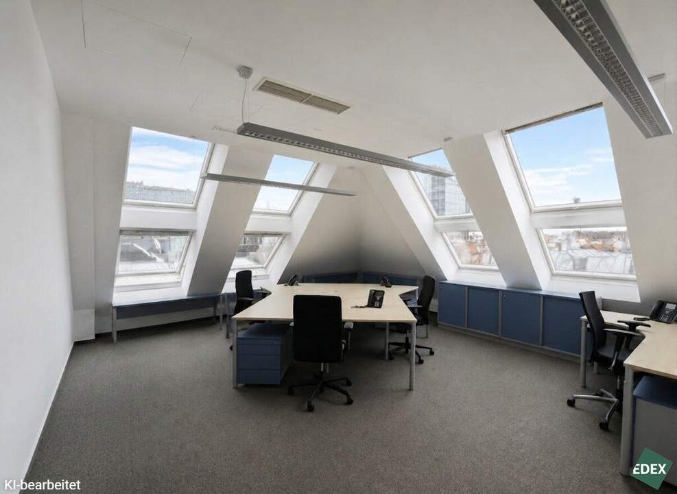 Modernes Dachgeschossbüro Nähe Innenstadt &amp; Augarten