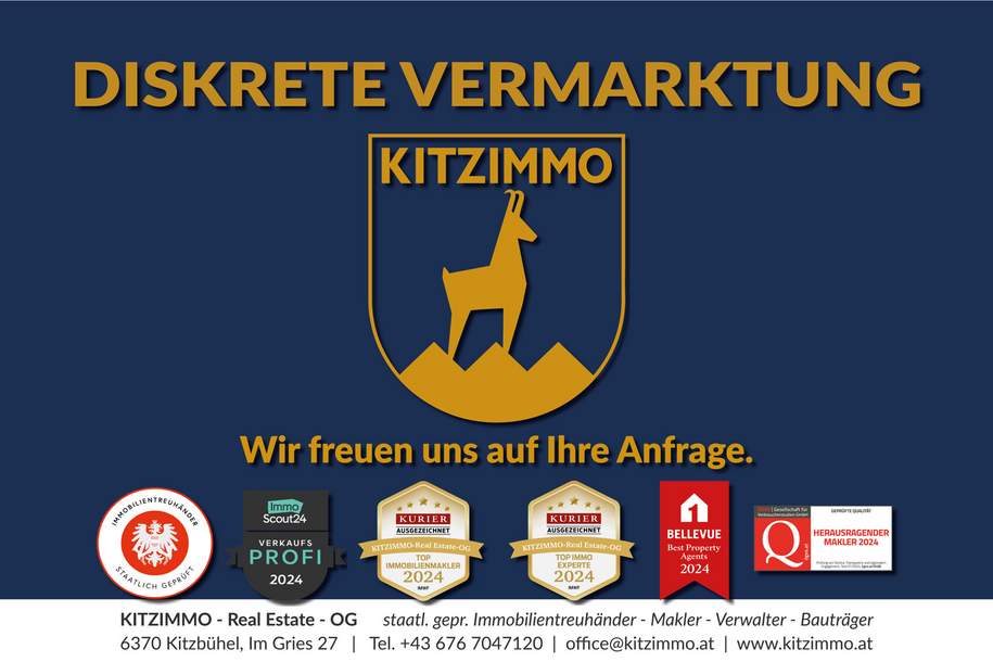 Freizeitwohnsitz in sonniger Ruhelage, Haus-kauf, 6370 Kitzbühel