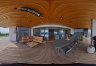 Architektenhaus in sonniger Ruhelage mit Spiral-Weinkeller, Infinity Pool und Burgblick