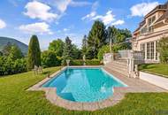 Private Estate Villa mit Fernblick | Privatwald | Virtual Tour | 4.200m2 Garten | 25 min. in den 1. Bezirk | Pool & Sauna