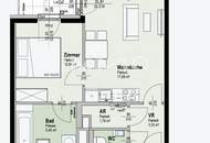 Durchdachte 2-Zimmer-Balkonwohnung – top angebundener Erstbezug im BEIM DONAUUFER