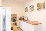 Extravagantes Atelier, Büro oder Mini Apartment mit Innenhof-Terrasse in absoluter Ruhelage! (vermietet bis 31.08.2027)
