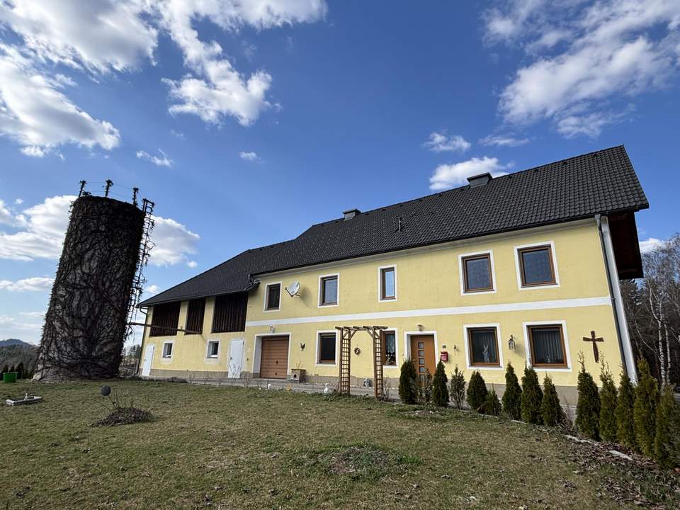 Großes Land- &amp; Forstanwesen – Zwei Wohneinheiten, Wald und Wiesen