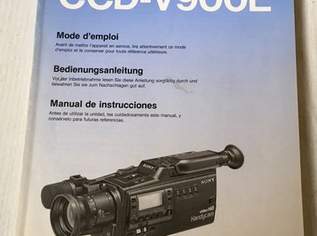 Bedienungsanleitung Original Sony Hi8 Camcorder CCD-V900E