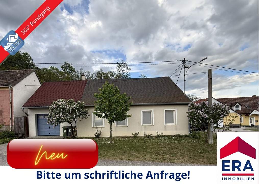 Modernisiertes Einfamilienhaus mit Innenhof, Garage und herrlichem Fernblick in 2164 Neuruppersdorf