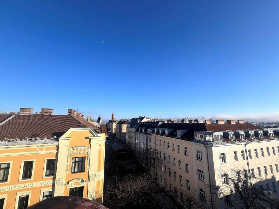 Baubewilligter Rohdachboden beim Meiselmarkt