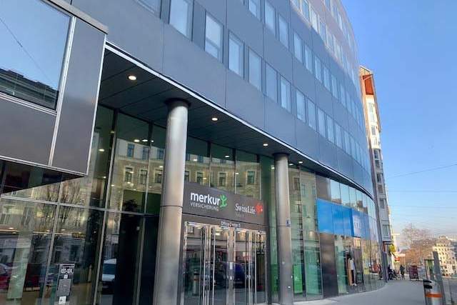 Exklusives Arbeiten an der Südachse Wiens – Hochmodernes Büro im Business Center Wieden zu mieten, Gewerbeobjekt-miete, 12.879,76,€, 1050 Wien 5., Margareten