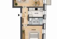 Erstbezug: Moderne 2-Zimmer Wohnung mit Loggia im 3. Bezirk,