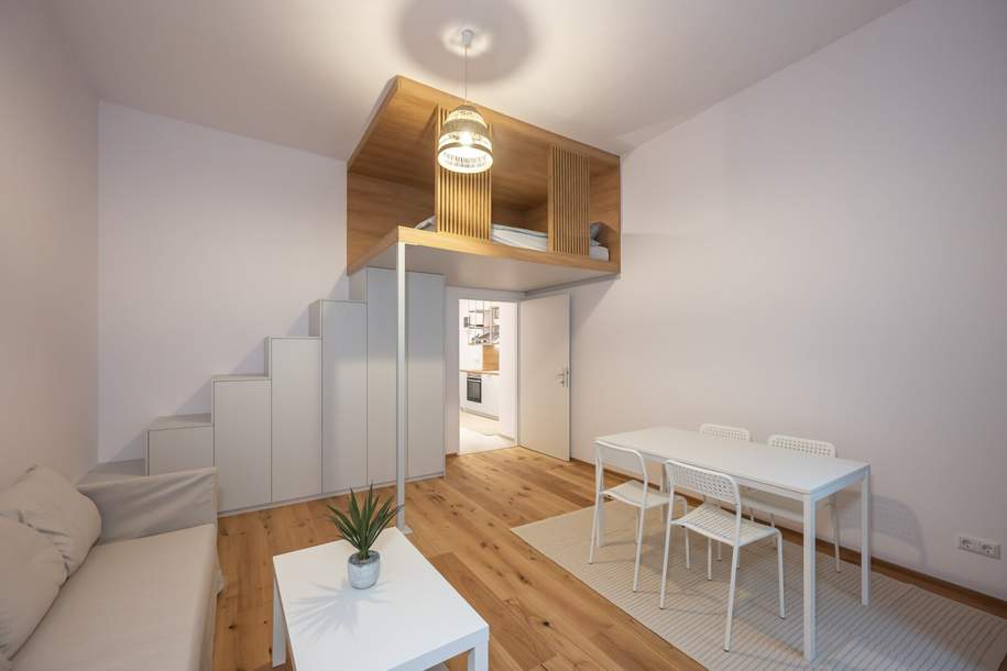 ++NEU++ Hofseitige 1-Zimmer Hofwohnung mit Tischlermöblierung in Bestlage!, Wohnung-kauf, 199.000,€, 1020 Wien 2., Leopoldstadt