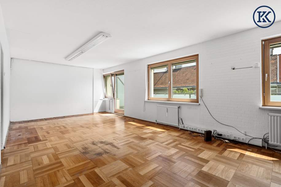 Büro mit Top-Aufteilung & 2 Balkonen im Herzen Meidlings, Gewerbeobjekt-miete, 1.261,00,€, 1120 Wien 12., Meidling