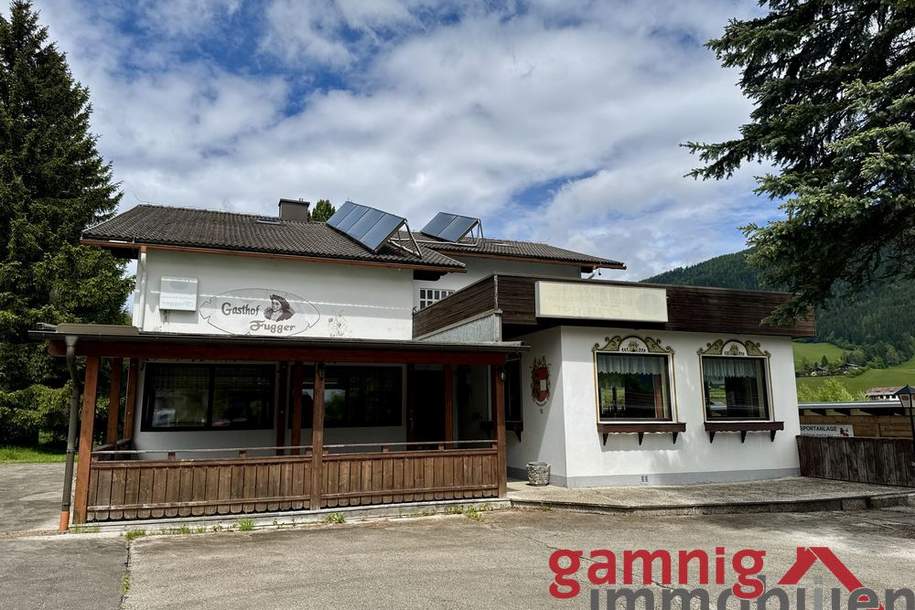 Ehemaliger Gasthof mit Potenzial - vielseitig nutzbare Liegenschaft in Gnesau, Gewerbeobjekt-kauf, 310.000,€, 9563 Feldkirchen