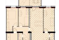 Maßgeschnittene 4-Zimmer Wohnung und Büro im Erstbezug (Top 2/61+A)