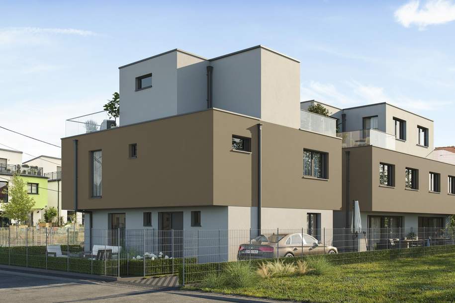 Baustart ist bereits erfolgt!!! Privatsphäre trifft Luxus: Einzigartiges Einfamilienhaus in Bestlage! Erstbezug! Deckenkühlung! Luft/Wasser-Wärmepumpe!, Haus-kauf, 799.000,€, 1220 Wien 22., Donaustadt