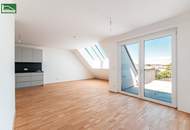 Gratuliere - Ihre Suche hat ein Ende _ traumhafte DG-Wohnung mit Terrasse und Küche im Erstbezugs-Neubau in Hofruhelage - inkl. Küche