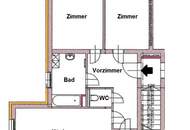 Schöne Balkonwohnung | Wohnküche + 2 separate Zimmer | Eggendorf - Sportplatzgasse