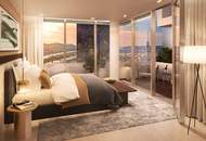 Sunny four-room apartment with 105 m² balcony and amazing amenities on the New Danube