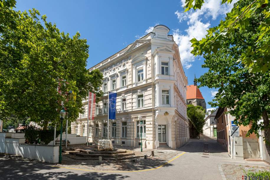 BÜRO II ATELIER II PRIVATORDINATION II KANZLEI II ÜBER 4 METER RAUMHÖHE II PRESTIGE UND ELEGANZ II WOHNEN IM DENKMALGESCHÜTZEN MÖDLINGER STADTJUWEL II FUSSGÄNGERZONE, Gewerbeobjekt-kauf, 580.000,€, 2340 Mödling