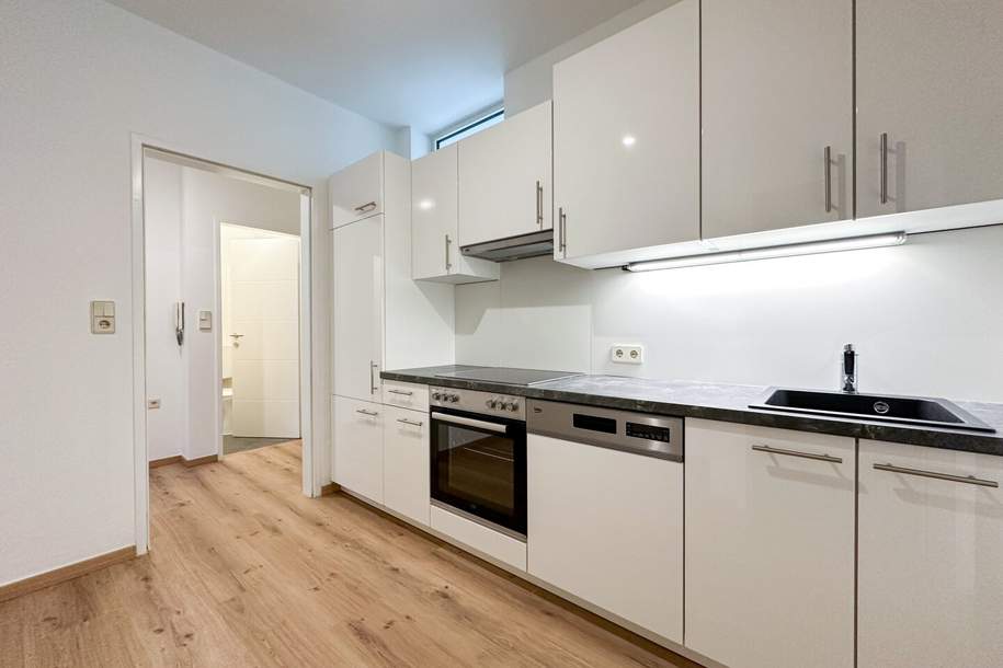 Moderne 2,5-Zimmer-Wohnung (WG-tauglich) mit französischem Balkon nahe der Mur im Bezirk Lend, Wohnung-miete, 829,78,€, 8020 Graz(Stadt)