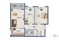 Modern wohnen, rundum wohlfühlen – 3-Zimmer-Wohnung in Wetzelsdorf!