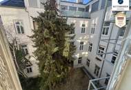 Ein-Zimmer Altbauwohnung mit separatem Westbalkon und Gartenblick!