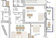Luxuriöser Altbau-Erstbezug mit Terasse und Grünblick – Wohnen auf höchstem Niveau im Herzen des 2. Bezirks