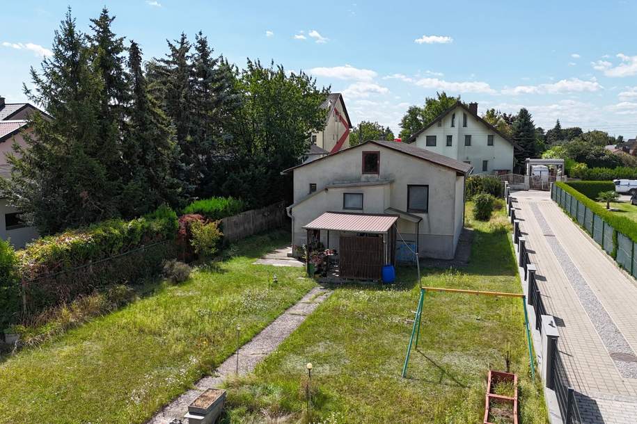 MACH WAS DRAUS ODER REISS ES AB !! 1156 m2 Grundstücksfläche mit Altbestand I Nahe S-Bahn I Ruhige Lage I Nahversorger fußläufig erreichbar, Haus-kauf, 299.000,€, 2231 Gänserndorf