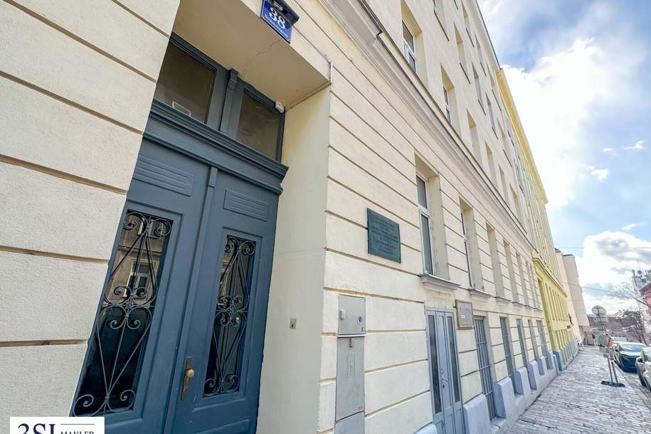 Betongold: Unbefristet vermietete Altbauwohnung zur Kapitalanlage - in ruhiger Seitenstraße des 15. Bezirks, Wohnung-kauf, 185.000,€, 1150 Wien 15., Rudolfsheim-Fünfhaus