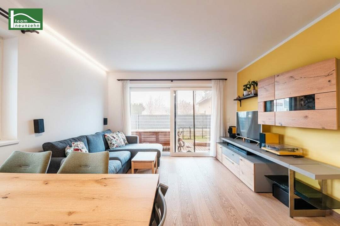 Moderne 3-Zimmer-Gartenwohnung in ruhiger Einfamilienhaussiedlung – 1220 Wien