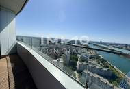 Stephansdom, Neue Donau, die ganze City im Blick: Top-ausgestatteter Erstbezug, Gym, Pool, Spa, uvm.